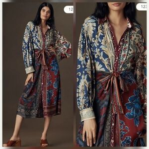 FARM Rio Winter Mix Midi Dress